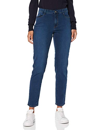 BRAX Damen Mary Planet Five Pocket Fit sportiv Slim Jeans, Blau (Slightly Used Regular Blue 25), 38K