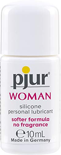 pjur WOMAN - 10ml (50er Pack) - Gleitgel für Frauen auf Silikonbasis - für prickelnden Sex und längeren Spaß - optimal für empfindliche Haut