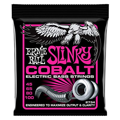 Ernie Ball Super Slinky Cobalt E-Bass Saiten - 45-100 Gauge