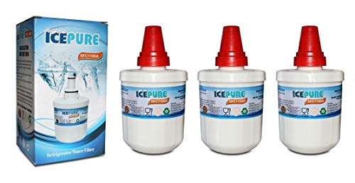IcePure RWF1100A Kühlschrank-Wasserfilter kompatibel mit Samsung AquaPure Plus DA29-00003G HAFIN2/EXP Kühlschrank-Wasserfilter (3 Stück)