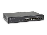 LevelOne GEP-1051 10-Port Web Smart Giga Netzwerk Switch 1 GBit/s