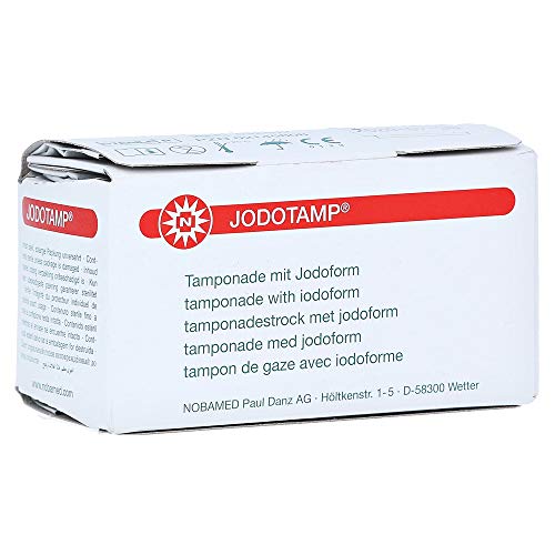 JODOTAMP 50 mg/g 2 cmx5 m Tamponaden 1 St Tamponaden
