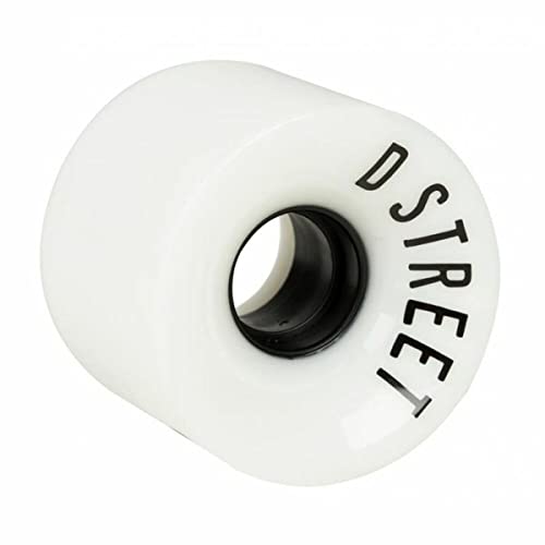 dstreet Wheels 59 Cent 78 A Rollen 4 Stück, Unisex Erwachsene, Unisex – Erwachsene, Wheels 59 Cent 78A, Weiß (White)