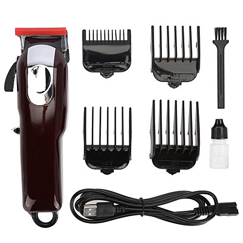 Haarschneidemaschine für Männer Kind, elektrische Haarschneidemaschine Stahl Drahtlose USB-Haarschneidemaschine Elektrische Haarschneidemaschine Schneidschneider Selbstschneiden Persönliches Haarschne