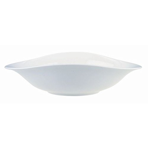Villeroy & Boch Dune Pasta Set / Hochwertige Schalen aus Premium Porcelain in Weiß / Spülmaschinen- und mikrowellenfest / 4 teilig für 4 Personen