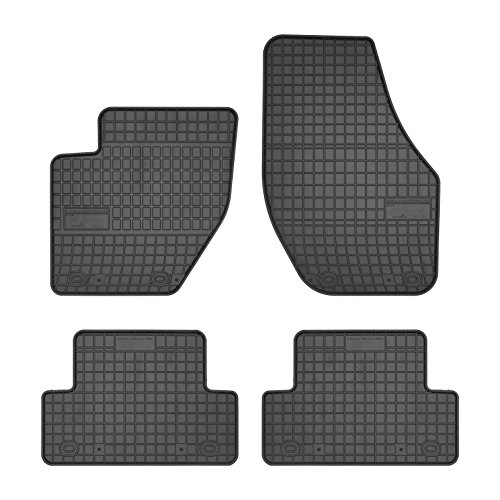 Frogum 547044 Gummifußmaten, solide, oryginal Passform Volvo V40 II ab 2014. angepasst – Schwarz