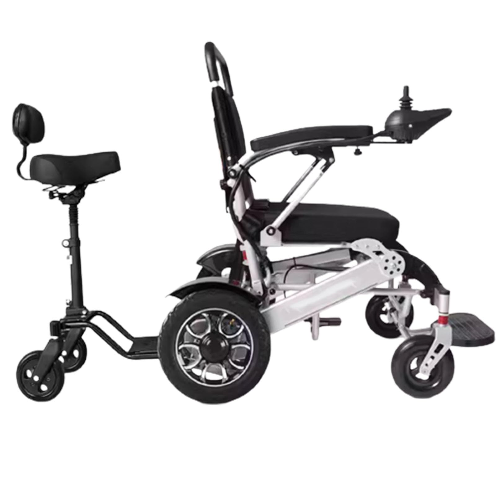 Superleichte Elektrorollstühle, zusammenklappbarer tragbarer Rollstuhl, Lithiumbatterie mit großer Kapazität, intelligente Steuerung, geeignet für ältere Menschen (A 20A)