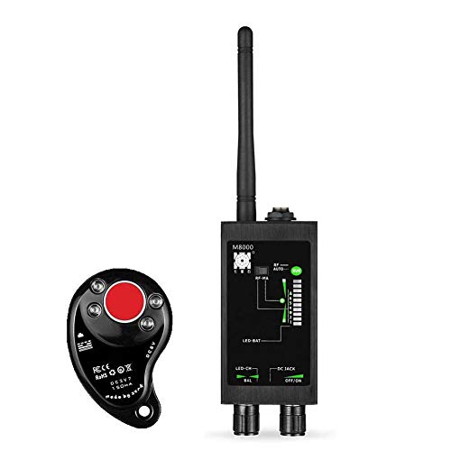 Drahtloser RF Signal Detektor,Anti Spy Detektor RF Signaldetektor Bug Spy Kamera Detektor GPS Signal Detektor für Versteckte Kamera Gerät Finder