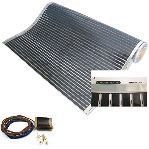 Calorique Infrared Heating Foil Underfloor Heating Kit 2,0 m², 100 cm 150 W/m² - effective and energy-saving heating for new construction or old-building renovation