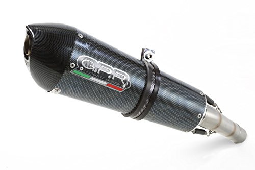 GPR Auspuff für Moto Guzzi Sport 1200 4 V 2006/07 Terminal zugelassen und katalysiert mit Spezialanschluss Serie der EVO Poppy