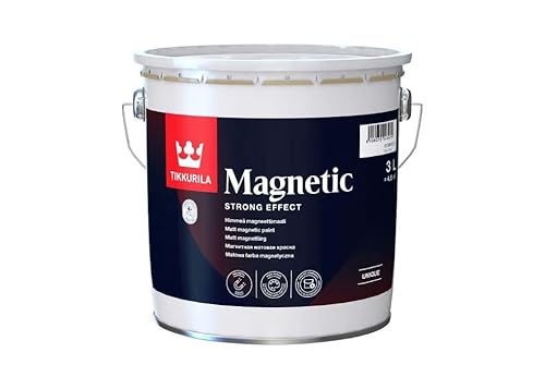 Magnetfarbe Magnetische Farbe für die Wand Starke Wirkung - Grau 3L