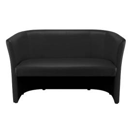 NowyStyl Zweisitzer-Sofa CLUB DUO, Kunstleder/Echtleder, voll gepolstert, Sitzhöhe 455 mm, Farbauswahl