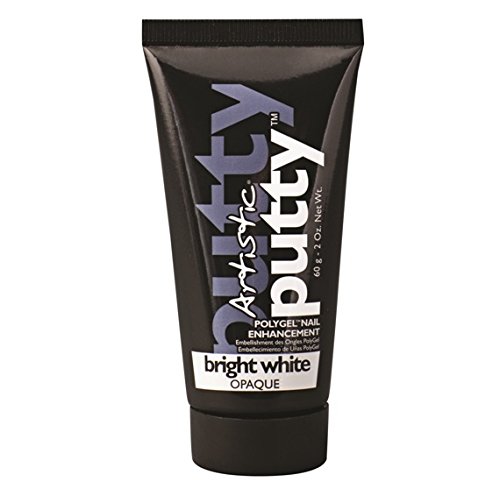 Artistic Putty - Polygel Nail Enhancement - Bright White Opaque - 60 mL / 2 oz