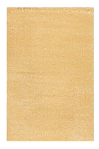 Esprit Home , Moderner Kurzflor Teppich - Läufer für Wohnzimmer, Flur, Schlafzimmer , California (80 x 150 cm , pfirsich)