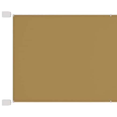 Senkrechtmarkise Beige 180x600 cm Oxford-Gewebe