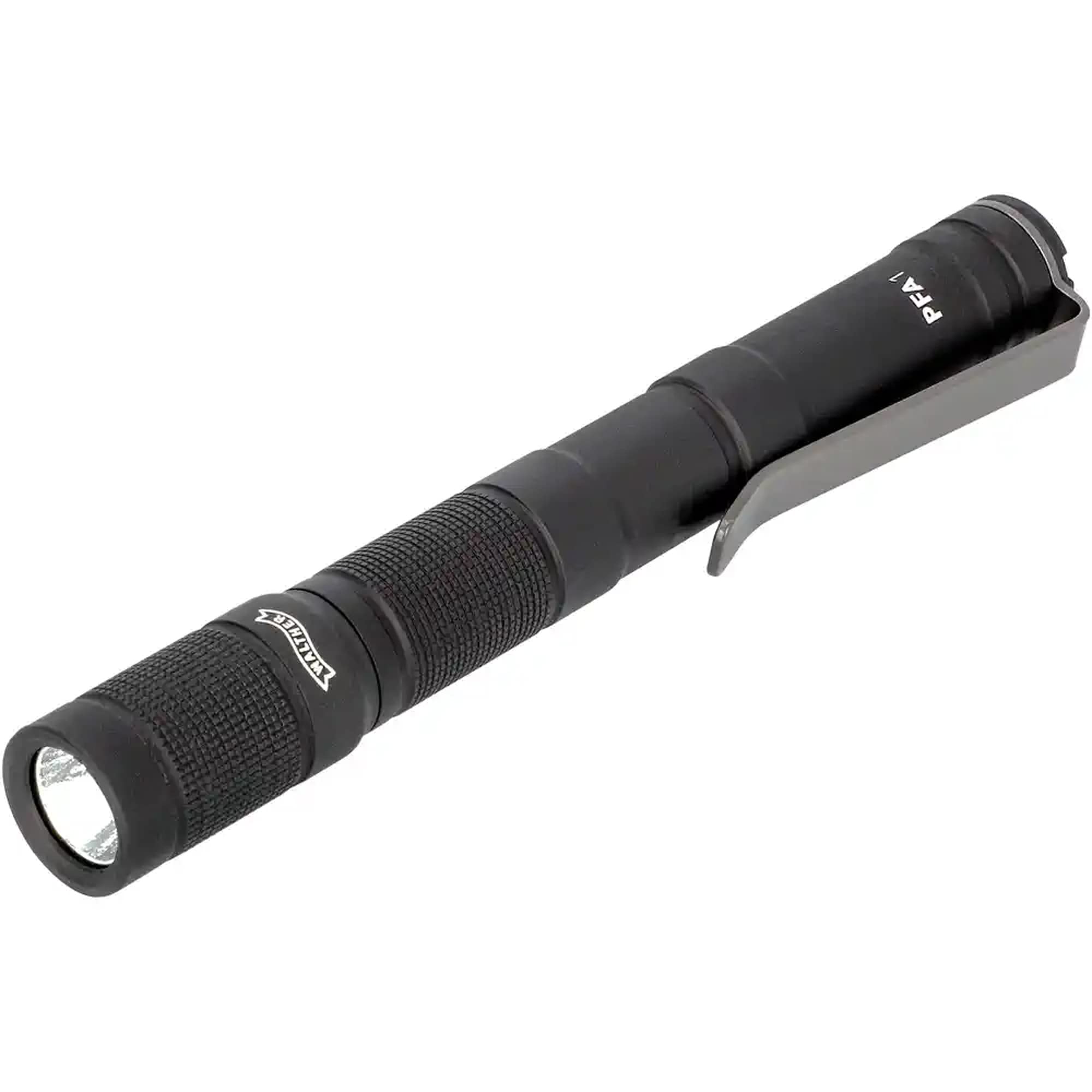 Walther PFA1 Pen Flashlight A1 Taschenlampe, 100 Lumen, 3 Leuchtstufen (5/25/100 Lumen), Wasserdicht IPX8, inkl. Batterien AAA und Ersatzdichtung