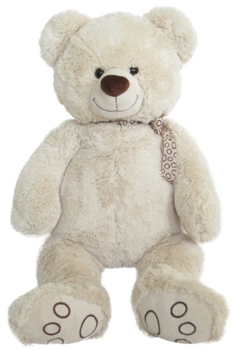 Wagner 9036 - XL Plüschbär Teddy Bär - 55 cm groß - weiß - Teddybär
