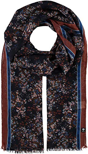 FRAAS Schal mit floralem Print für Damen Blau