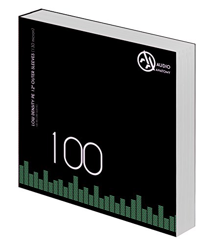 Audio Anatomy Vinyl-Außenhüllen 12″ PE / 130µ - Transparent, 100 Stück