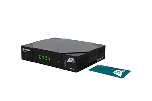 Telefunken TKF-S2000 Full HD DVB-S2 Sat Receiver mit aktiver Tivusat HD Karte
