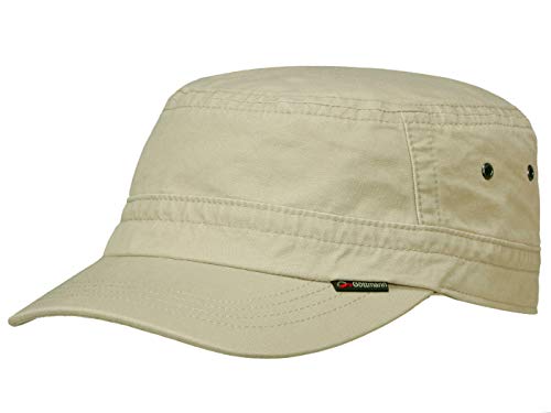 Göttmann Santiago Army Cap mit UV-Schutz aus Baumwolle - Hellgrau (10) - 58 cm