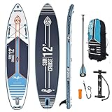 Skiffo PB-SSC120C aufblasbares SUP Stand Up Paddle, Sun Cruise 384 l, 365 x 86 x 15 cm