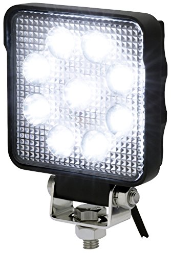 AdLuminis LED Arbeitsscheinwerfer eckig, 15 Watt 1250 Lumen, hochwertige Chips, 60°, Für 12V 24V, IP67 IP69K Schutzklasse, Zusatzscheinwerfer, Rückfahrscheinwerfer, Suchscheinwerfer