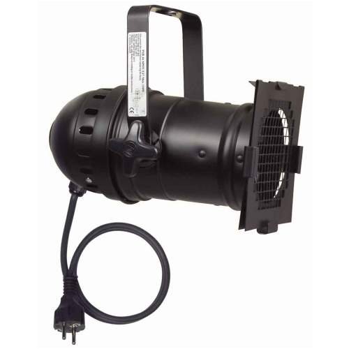 Showtec Par 46 Can Black incl E27 Socket and Silicon Cable with Plug