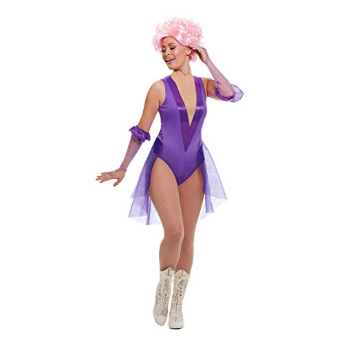 Attraktives Outfit Trapez-Künstlerin/Violett S (34/36) / Show Girl Verkleidung Revue/Perfekt geeignet zu Fasching & Karneval