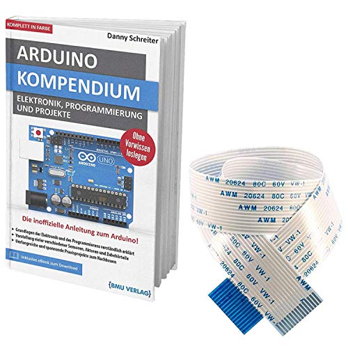 AZDelivery Großes Arduino Kompendium Buch mit gratis Flexkabel 30 cm