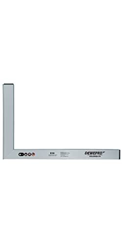 DEWEPRO® Aluminium Bauwinkel 90° mit Anschlagsleiste - Winkel - Maurerwinkel - Anschlagwinkel - Profilwinkel - Aluwinkel - 150x80cm