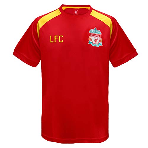 Liverpool FC - Herren Trainingstrikot aus Polyester - Offizielles Merchandise - Geschenk für Fußballfans - Rot - XXL