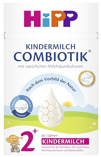 HiPP Milchnahrung Combiotik Kindermilch Combiotik 2+, 4er Pack (4x600g)