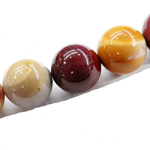 Fukugems Naturstein perlen für schmuckherstellung, verkauft pro Bag 5 Stränge Innen, Mookaite 10mm
