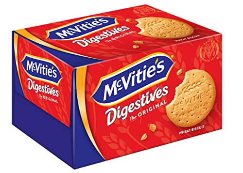 McVitie's Digestives Original 12 x 250 g – knusprige Kekse aus Großbritannien – unvergleichlich leckere Bisquits nach traditioneller Rezeptur – Original (12 x 250 g)
