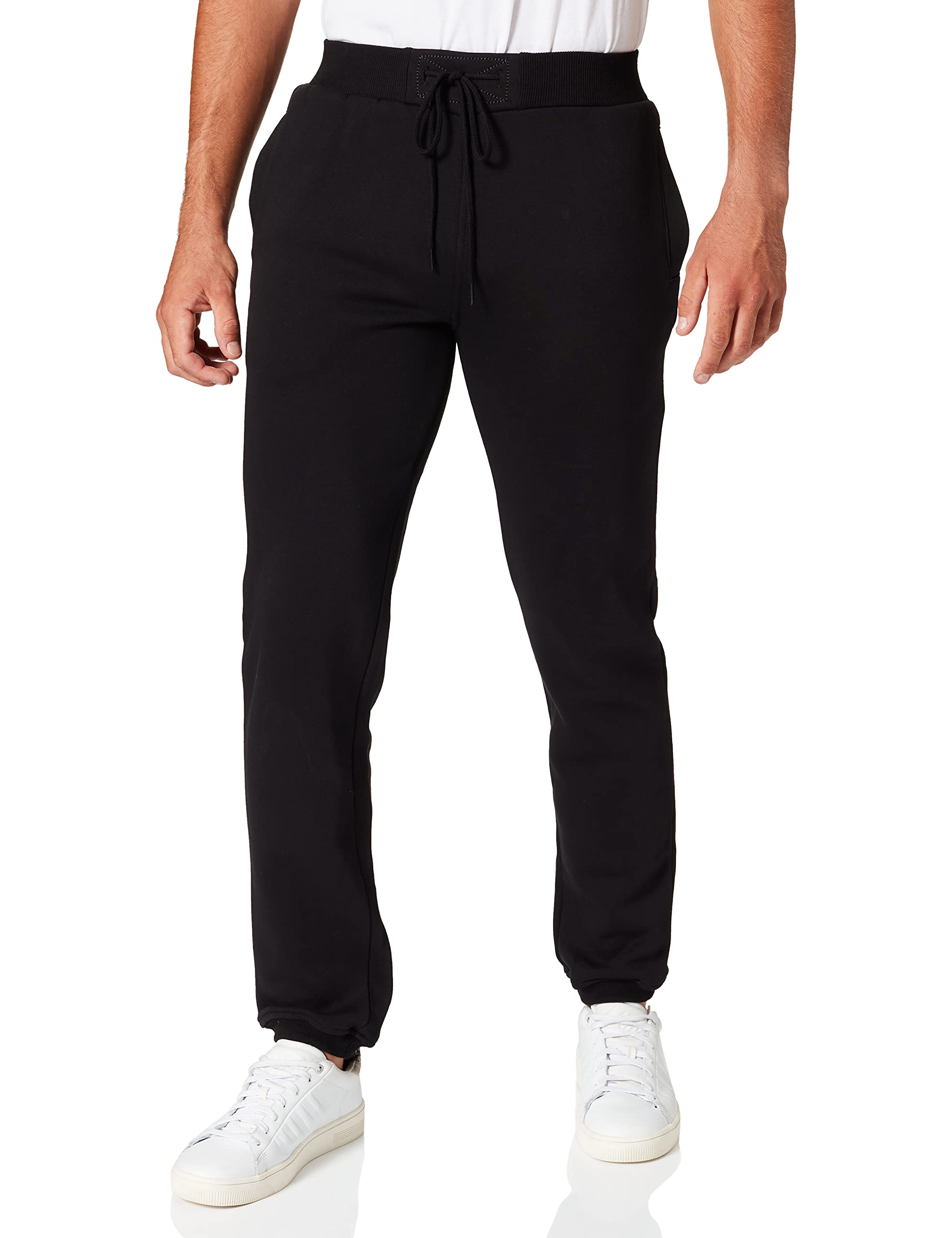 Build Your Brand Herren Relaxed Sporthose Heavy Sweatpants, Schwarz (Black 00007), 3XL