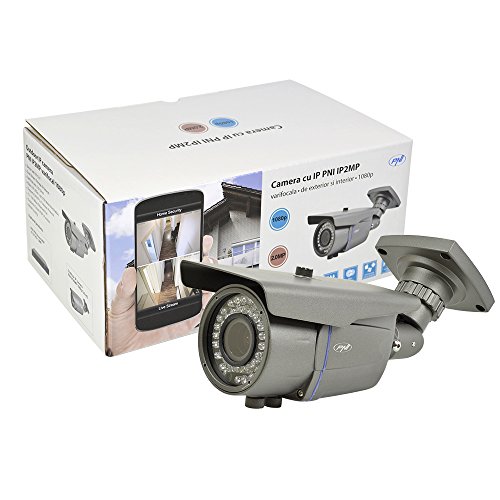 CCTV-Kugelkamera, Aussen-IP-Kamera PNI IP2MP Varioobjektiv 1080p 2MP ONVIF P2P