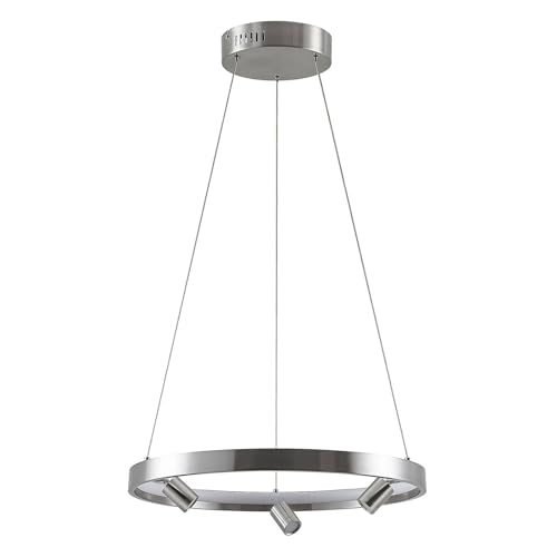 Lucande LED 'Paliva' (Modern) in Alu aus Metall u.a. für Wohnzimmer & Esszimmer (4 flammig,), Wohnzimmerlampe