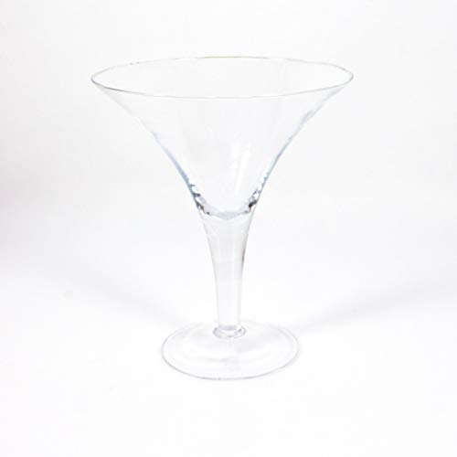 INNA-Glas XL Cocktailglas - Martiniglas Sacha, klar, 30cm, Ø 25cm - Glas Vase