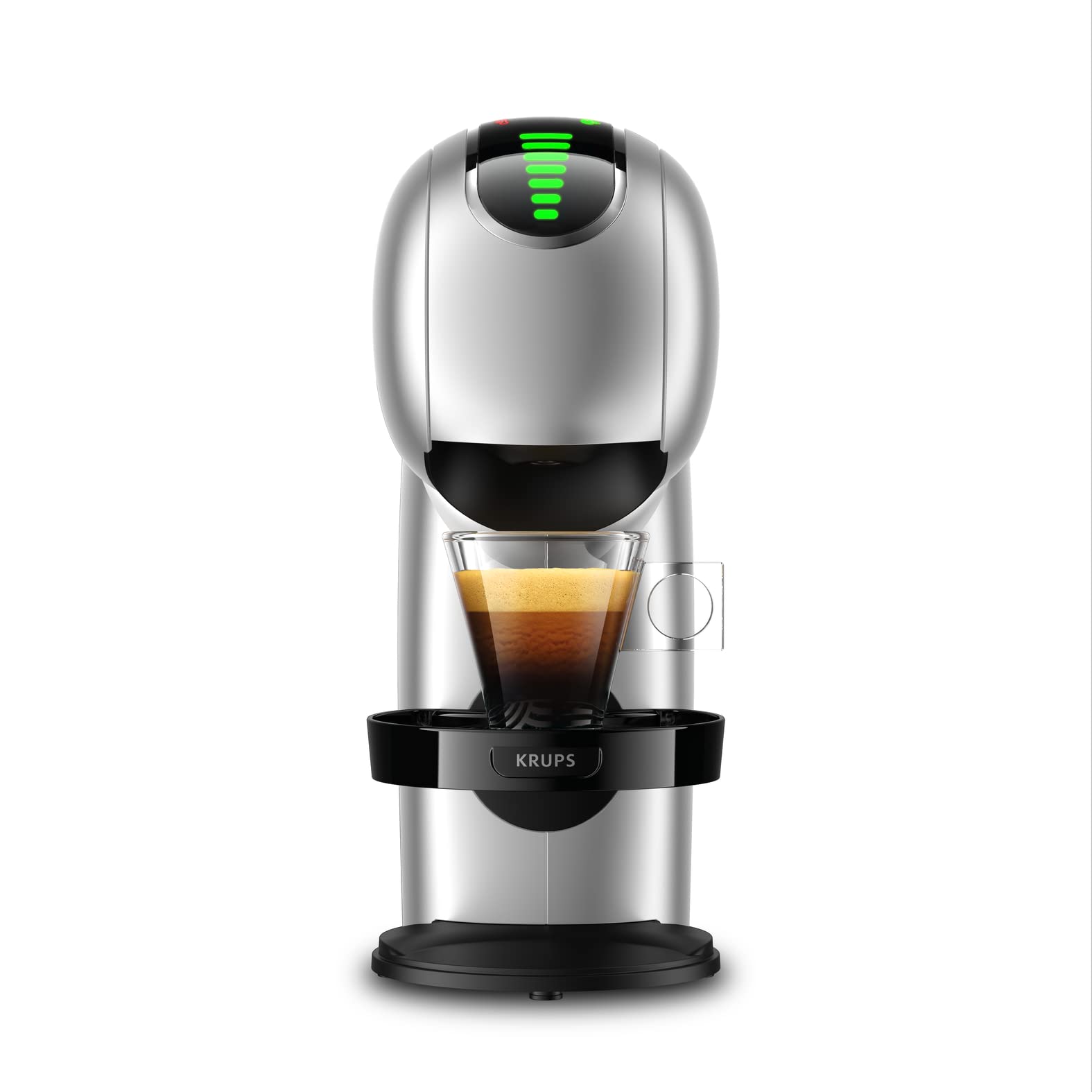 Nescafé Dolce Gusto Krups Genio S Touch KP440E10 Kaffeemaschine für Espresso und andere Getränke in Kapseln, automatisch, 8 l, Silber