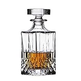 Yaunli Decanter Weinflasche Whiskey Decanter Set leicht zu reinigen for Spirituosen Scotch Bourbon oder Wein Flasche Dekanter und Belüfter (Farbe : Photo Colors, Size : 750ml)