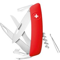SWIZA Schweizer Taschenesser D07 Scissors mit großer Schere rot