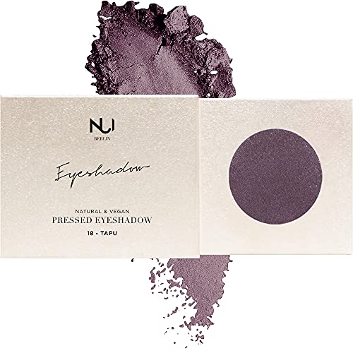 NUI Cosmetics - Natural Pressed Eyeshadow 18 TAPU Make Up- leicht schimmernder Lidschatten im Farbton Violett
