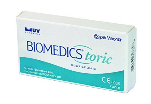 Cooper Vision Biomedics Toric, 6 Stück / BC 8.7 mm / DIA 14.5 / -0,75 Dioptrien