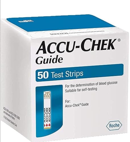 ACCU Chek Guides - 100 Streifen für Kontrolle Blutzucker - accucheck (4x25 Streifen)