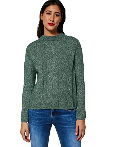 Street One Damen A302182 Strickpullover, Clary Mint Melange, 40