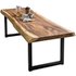 SIT Tisch, HxT: 78,5 x 90 cm, Holz - braun | schwarz
