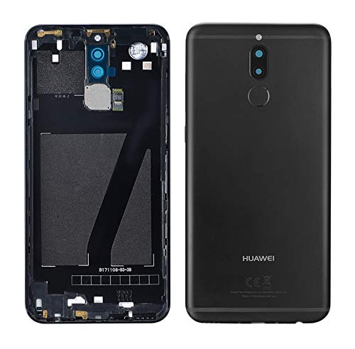 Handyteile24 ✅ Akkudeckel Batterieabdeckung Cover Backcover mit Fingerprintsensor in Schwarz 02351RAA für Huawei Mate 10 Lite