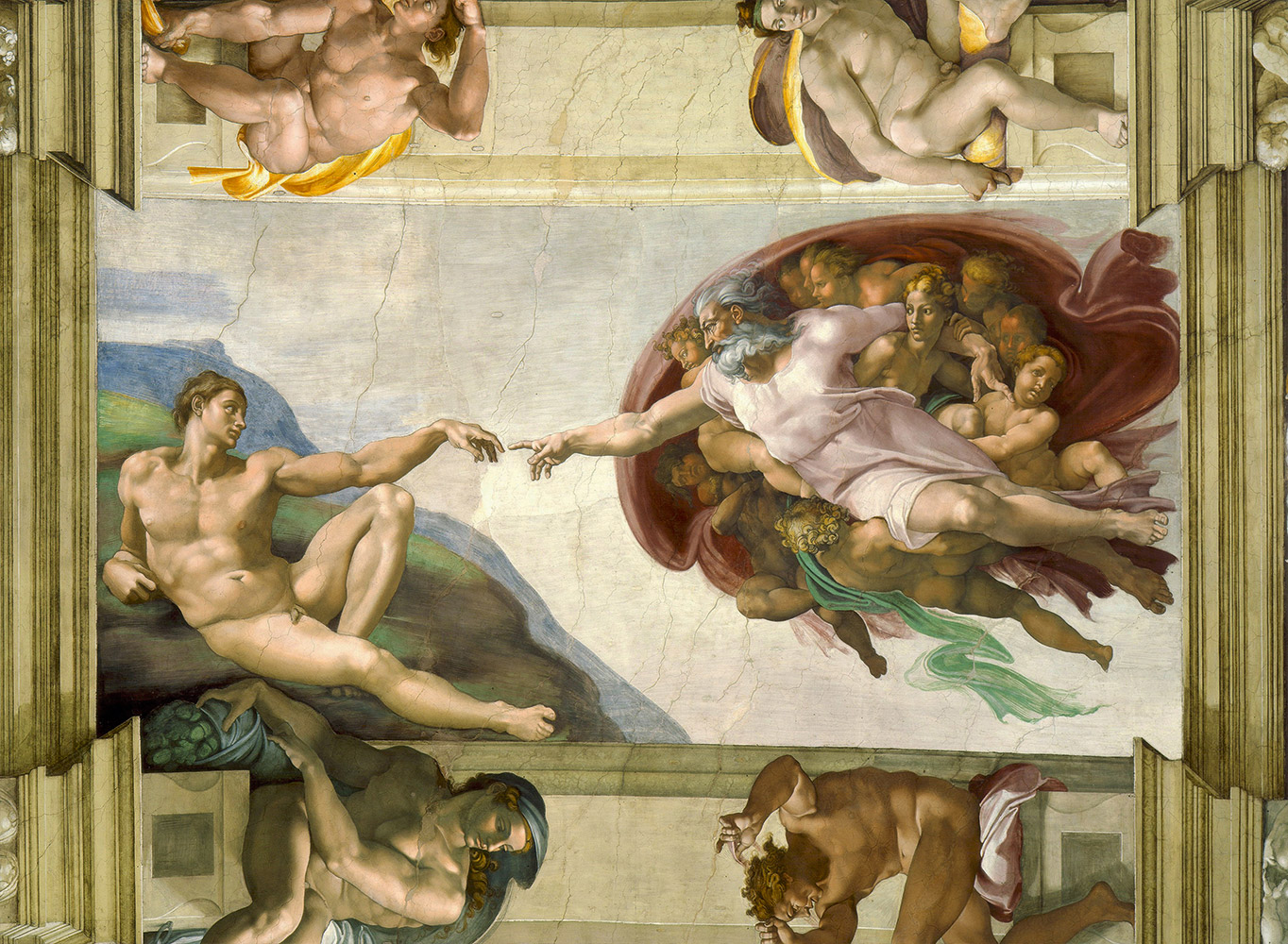 Bluebird Puzzle Michelangelo - Die Erschaffung Adams 4000 Teile Puzzle Art-by-Bluebird-60151