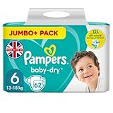 Pampers 81663652 Baby-Dry Pants windeln, weiß